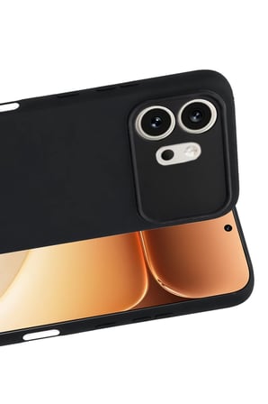 AKLLIBYİ98 Huawei Honor 600 First Silikon - Siyah HMNG98