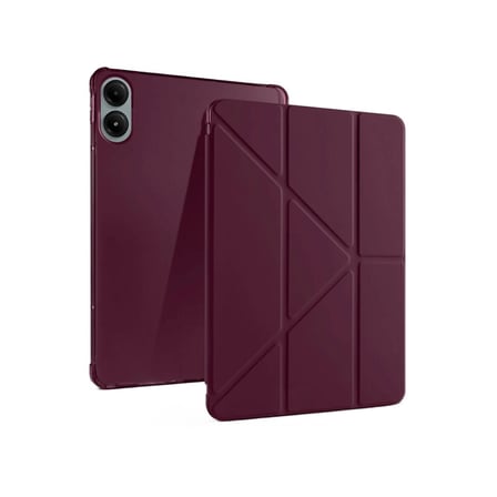 AKLLIBYİ98 Xiaomi Redmi Pad Pro 12.1 Kılıf Kalemlikli Mars Tablet Kılıfı - Mürdüm HMNG98