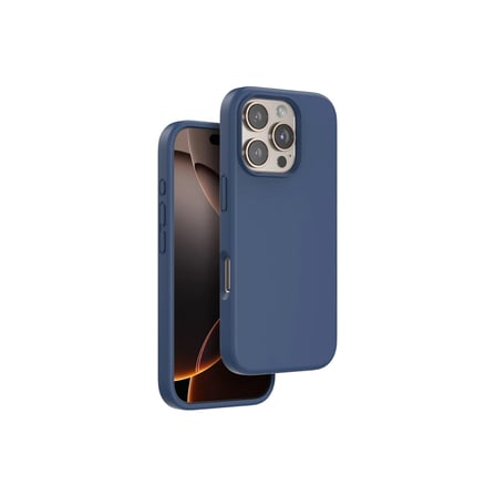AKLLIBYİ98 Venco Apple İphone 16 Pro Home Magsafe Kapak - Lacivert HMNG98