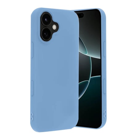 AKLLIBYİ98 Apple İphone 17 Nano İçi Kadife Silikon - Mavi HMNG98