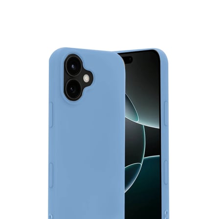 AKLLIBYİ98 Apple İphone 17 Nano İçi Kadife Silikon - Mavi HMNG98