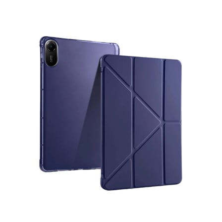 AKLLIBYİ98 Xiaomi Redmi Pad 2 Kalemlikli Mars Tablet Kılıfı - Lacivert HMNG98