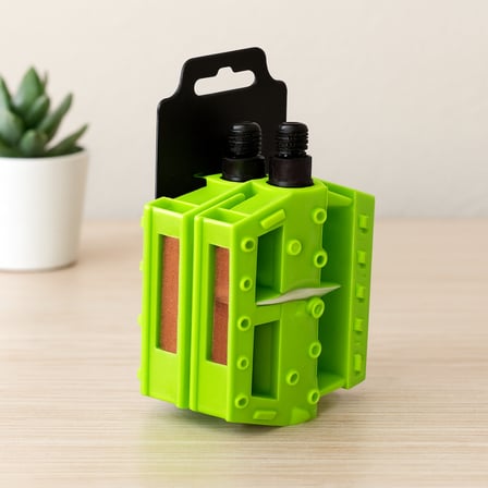 AKLLIBYİ98 Bisiklet Pedalı 9.8x8.4 cm (2'li, Yan Reflektörlü) HMNG98