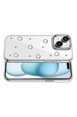 AKLLIBYİ98 Apple iPhone 14 Fiyonk Desenli Kapak - Desen 2 HMNG98