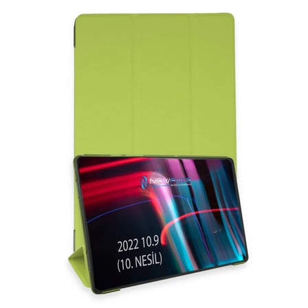 AKLLIBYİ98 Apple İpad 2022 10.9 (10.nesil) Kılıf Tablet Smart Kılıf - Açık Yeşil HMNG98