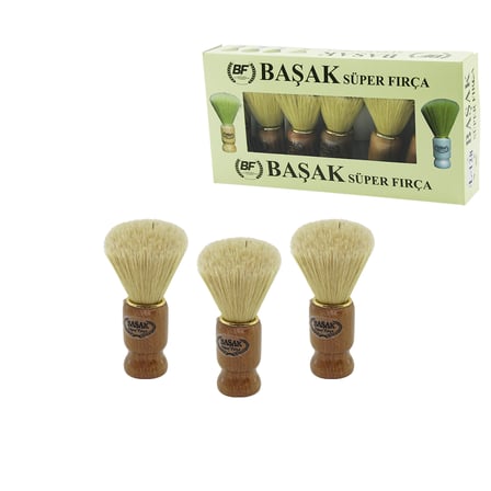 AKLLIBYİ98 Ahşap Saplı Büyük Sakal Fırçası ( 1 adet) HMNG98