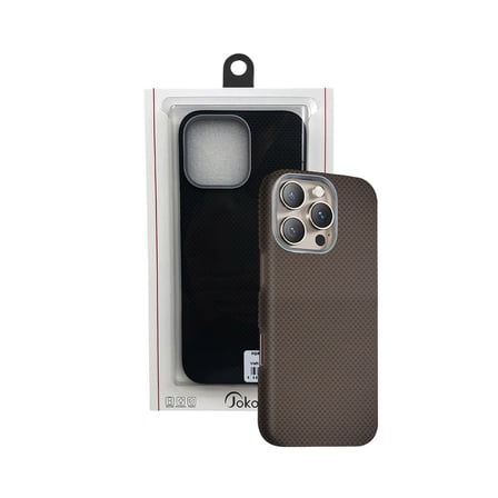 AKLLIBYİ98 Joko Apple Uyumlu İphone 16 Pro Max Volt Magsafe Kapak - Kahverengi HMNG98