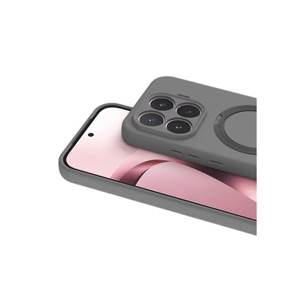 AKLLIBYİ98 Xiaomi Mi 17t Regal Magsafe Standlı Kapak - Titan Gri HMNG98