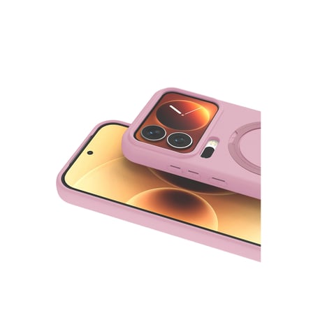 AKLLIBYİ98 Xiaomi Mi 17 Pro Regal Magsafe Standlı Kapak - Açık Pembe HMNG98