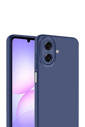AKLLIBYİ98 Samsung Galaxy A07 4G First Silikon - Lacivert HMNG98