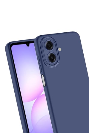 AKLLIBYİ98 Samsung Galaxy A07 4G First Silikon - Lacivert HMNG98