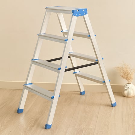 AKLLIBYİ98 Çift Basamaklı Alüminyum Merdiven 115 cm (5+5) HMNG98
