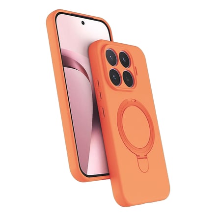 AKLLIBYİ98 Xiaomi Mi 17t Regal Magsafe Standlı Kapak - Turuncu HMNG98