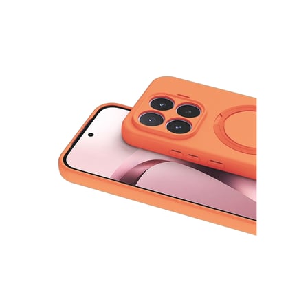 AKLLIBYİ98 Xiaomi Mi 17t Regal Magsafe Standlı Kapak - Turuncu HMNG98
