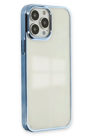 AKLLIBYİ98 Apple iPhone 14 Pro Max Kılıf Element Silikon - Sky Blue HMNG98