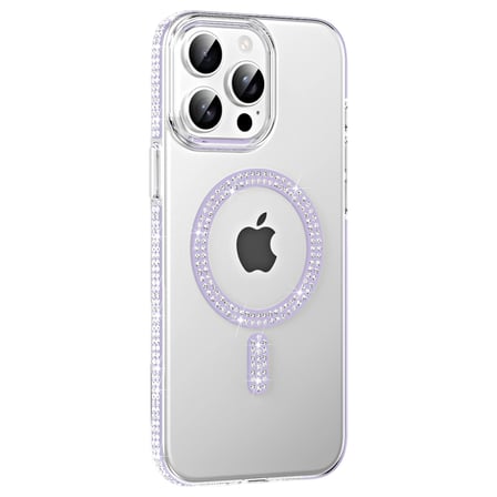AKLLIBYİ98 Joko Apple İphone 14 Pro Max Move Taşlı Magsafe Kapak - Lila HMNG98