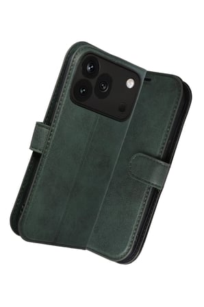 AKLLIBYİ98 Huawei Honor 600 Pro Trend S Plus Kapaklı Kılıf - Yeşil HMNG98