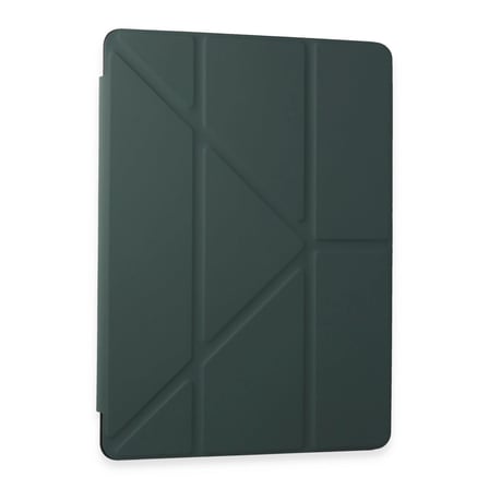 AKLLIBYİ98 Samsung Galaxy T870 Tab S7 11 Kılıf Kalemlikli Mars Tablet Kılıfı - Koyu Yeşil HMNG98