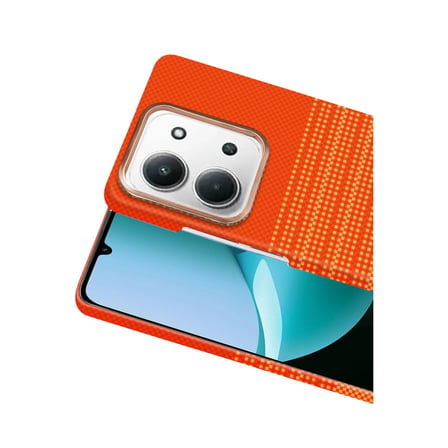 AKLLIBYİ98 Xiaomi Redmi 15c 4g Vega Magsafe Kapak - Turuncu HMNG98