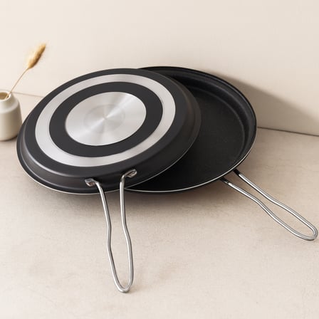 AKLLIBYİ98 32 cm Teflon Balık Tavası - İkili Set HMNG98