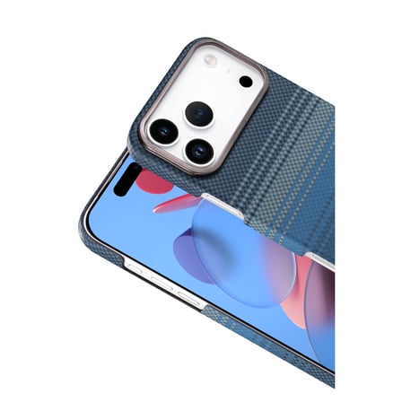 AKLLIBYİ98 Apple İphone 17 Pro Max Vega Magsafe Kapak - Mavi HMNG98