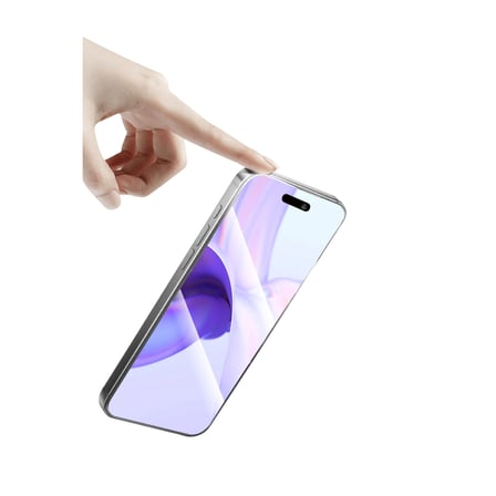 AKLLIBYİ98 Apple İphone 17 Pro Bilvis 3d Cam Ekran Koruyucu - Siyah HMNG98