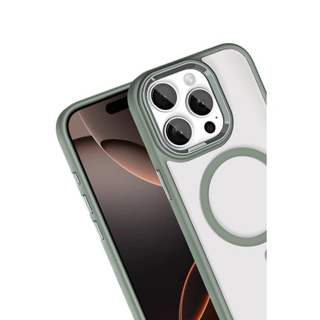 AKLLIBYİ98 Joko Apple Uyumlu İphone 15 Pro Max Terea Magsafe Kapak - Titan Gri HMNG98
