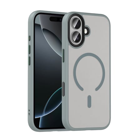 AKLLIBYİ98 Joko Apple İphone 17 Megane Magsafe Kapak - Titan Gri HMNG98