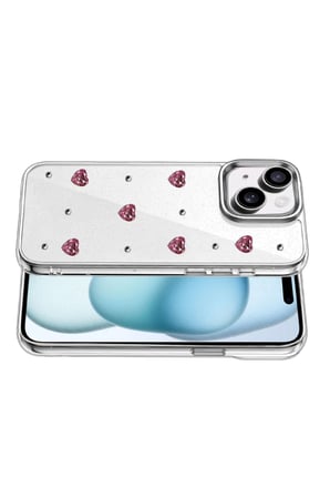 AKLLIBYİ98 Apple iPhone 14 Fiyonk Desenli Kapak - Desen 3 HMNG98