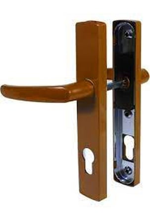 AKLLIBYİ98 Tool Yale Kahverengi Kapı Kolu Balkon HMNG98