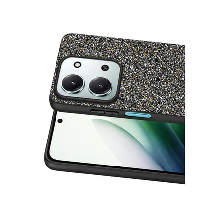 AKLLIBYİ98 Onegif Xiaomi Redmi 15c 4g Bright Simli Kapak - Gold HMNG98