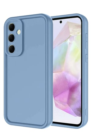 AKLLIBYİ98 Samsung Galaxy A17 5G Viera Silikon - Mavi HMNG98