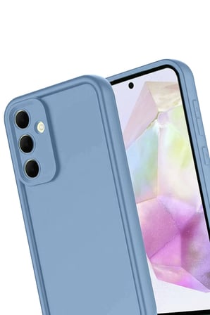 AKLLIBYİ98 Samsung Galaxy A17 5G Viera Silikon - Mavi HMNG98