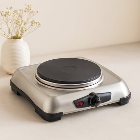 AKLLIBYİ98 Mini Elektrikli Ocak 1500W Tek Gözlü 18 cm Ayarlı Termostat HMNG98