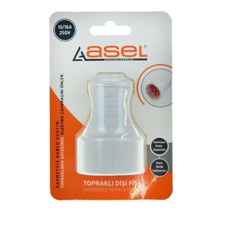 AKLLIBYİ98 Vakumlu Topraklı Dişi Fiş HMNG98