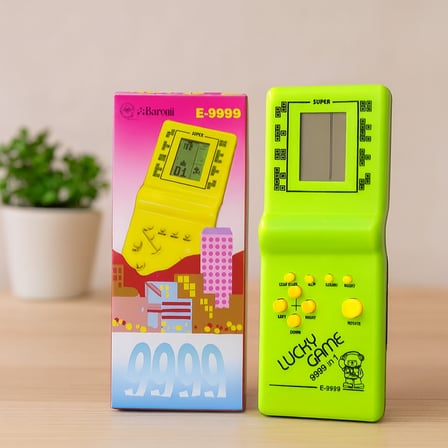 AKLLIBYİ98 Klasik Tetris Pilli Elektronik El Oyunu HMNG98