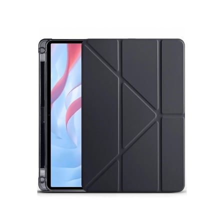 AKLLIBYİ98 Huawei Honor Pad X9a Kalemlikli Mars Tablet Kılıfı - Siyah HMNG98