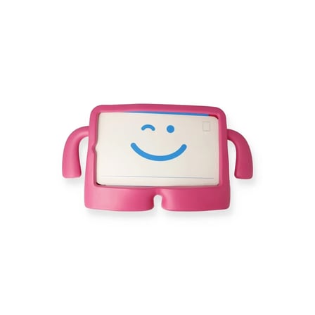 AKLLIBYİ98 Samsung Galaxy T220 Tab A7 Lite 8.7 Kılıf Karakter Tablet Silikon - Pembe HMNG98