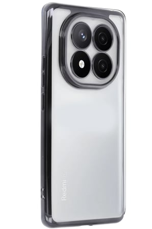AKLLIBYİ98 Xiaomi Redmi Note 14 Pro 4G Kılıf Razer Lensli Silikon - Siyah HMNG98
