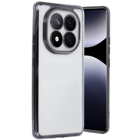 AKLLIBYİ98 Xiaomi Redmi Note 14 Pro 4G Kılıf Razer Lensli Silikon - Siyah HMNG98
