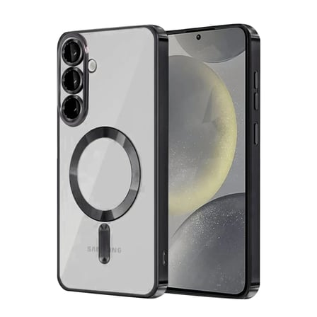AKLLIBYİ98 Samsung Galaxy S25 FE Kross Magneticsafe Kapak - Siyah HMNG98