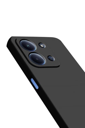 AKLLIBYİ98 Xiaomi Redmi 15C 4G Nano içi Kadife Silikon - Siyah HMNG98