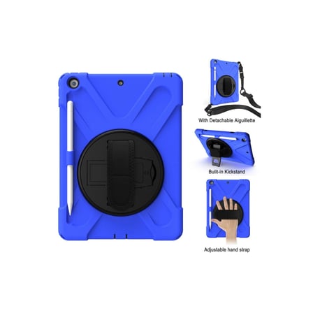 AKLLIBYİ98 Apple İpad Air 3 10.5 Kılıf Amazing Tablet Kapak - Mavi HMNG98