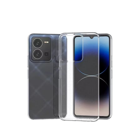 AKLLIBYİ98 Vivo Y35 Kılıf Lüx Şeffaf Silikon HMNG98