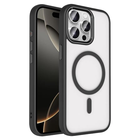 AKLLIBYİ98 Joko Apple Uyumlu İphone 15 Pro Max Terea Magsafe Kapak - Siyah HMNG98