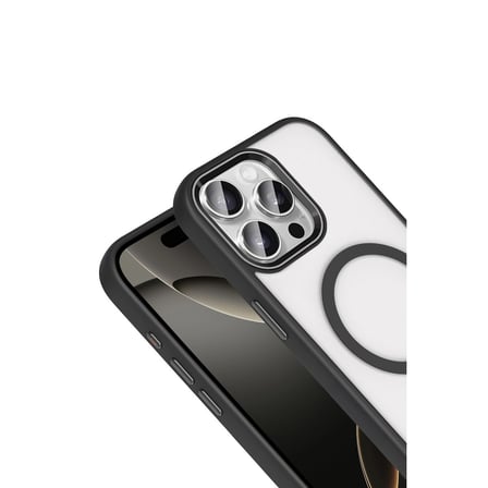 AKLLIBYİ98 Joko Apple Uyumlu İphone 15 Pro Max Terea Magsafe Kapak - Siyah HMNG98