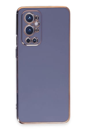 AKLLIBYİ98 One Plus 9 Pro Kılıf Volet Silikon - Mavi HMNG98