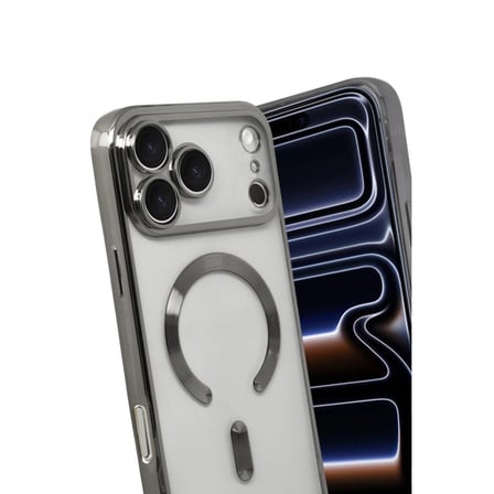AKLLIBYİ98 Apple Uyumlu İphone 17 Pro Kross Magneticsafe Kapak - Titan Gri HMNG98