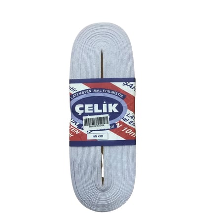 AKLLIBYİ98 10 m 2 cm Beyaz Paça Lastiği HMNG98