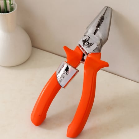 AKLLIBYİ98 180 mm Cr-V Pense - Turuncu Siyah Saplı HMNG98